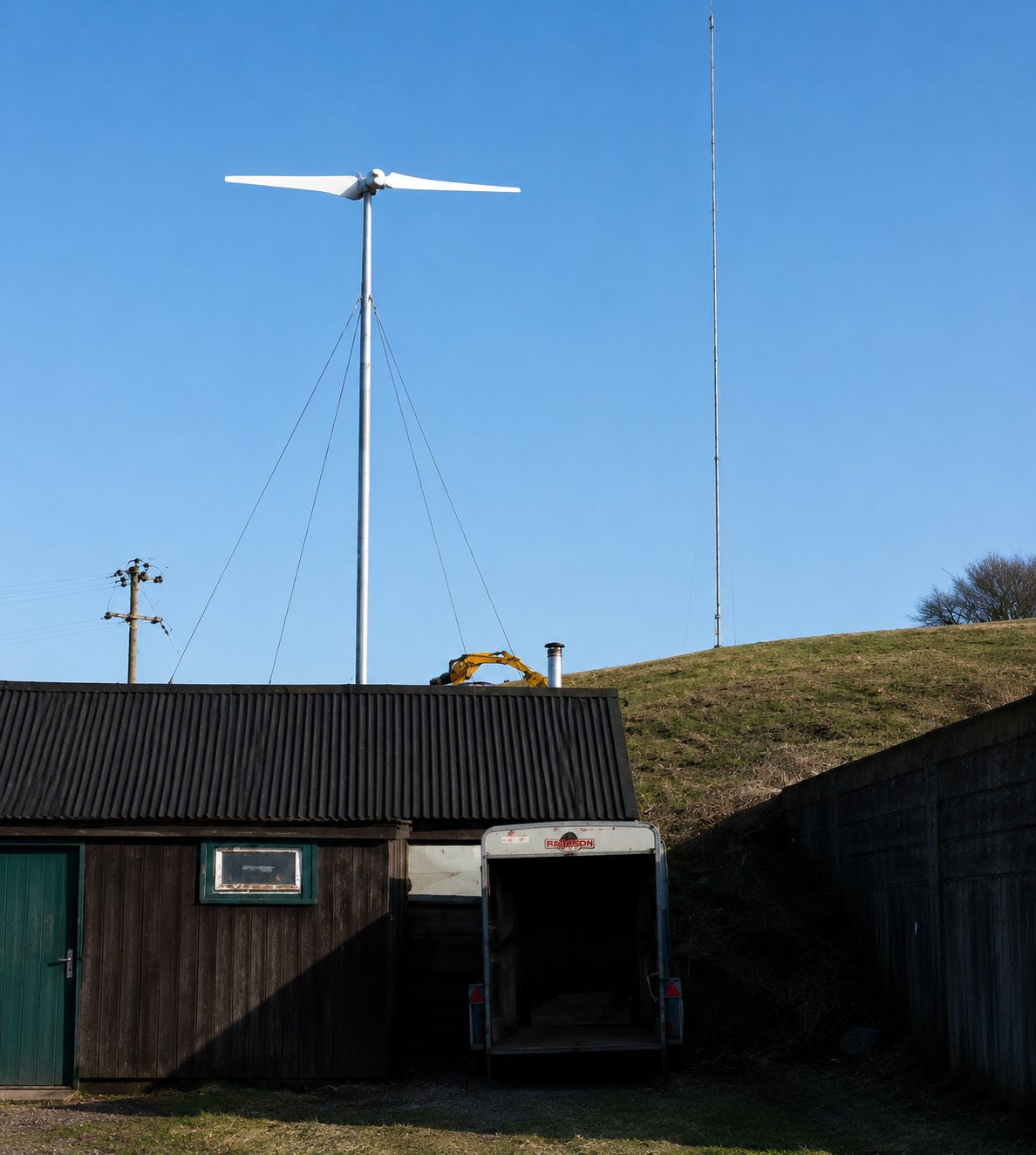 Carter 300 turbine at Andy Gibbs farm, UK