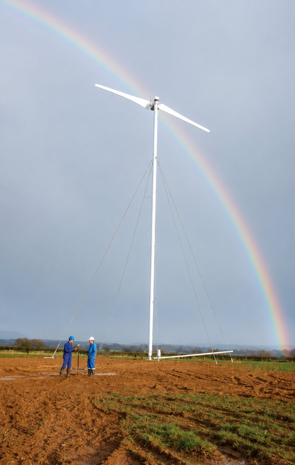 Carter 300 turbine at Andy Gibbs farm, UK